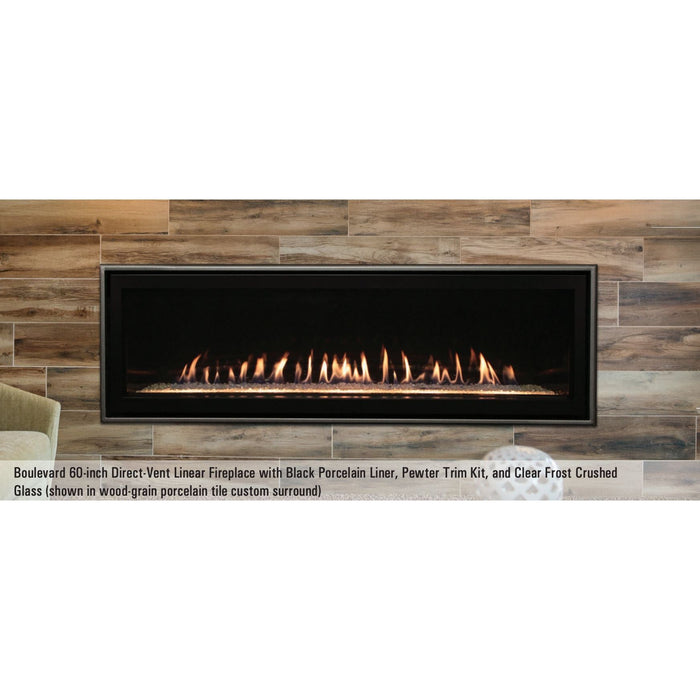 Empire Boulevard Direct Vent 60" Fireplace with Multi-Function Remote
