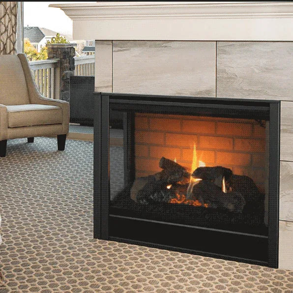 Majestic Corner Direct Vent Gas Fireplace - 36" - Patioscape Outdoors