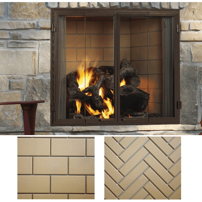Majestic Castlewood 42" Outdoor Wood Fireplace