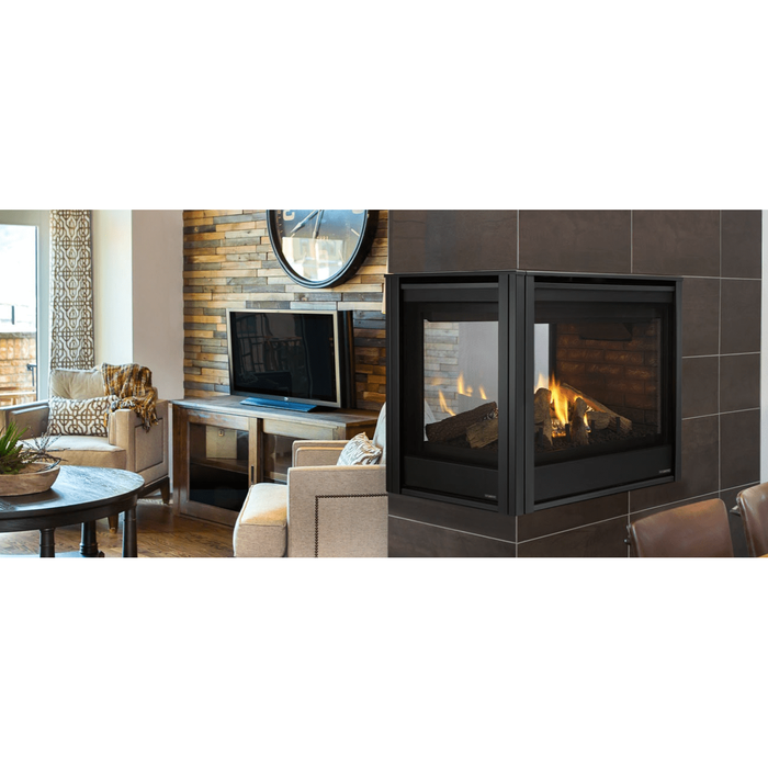 Majestic Pier 36" Direct Vent Multi-Sided Gas Fireplace