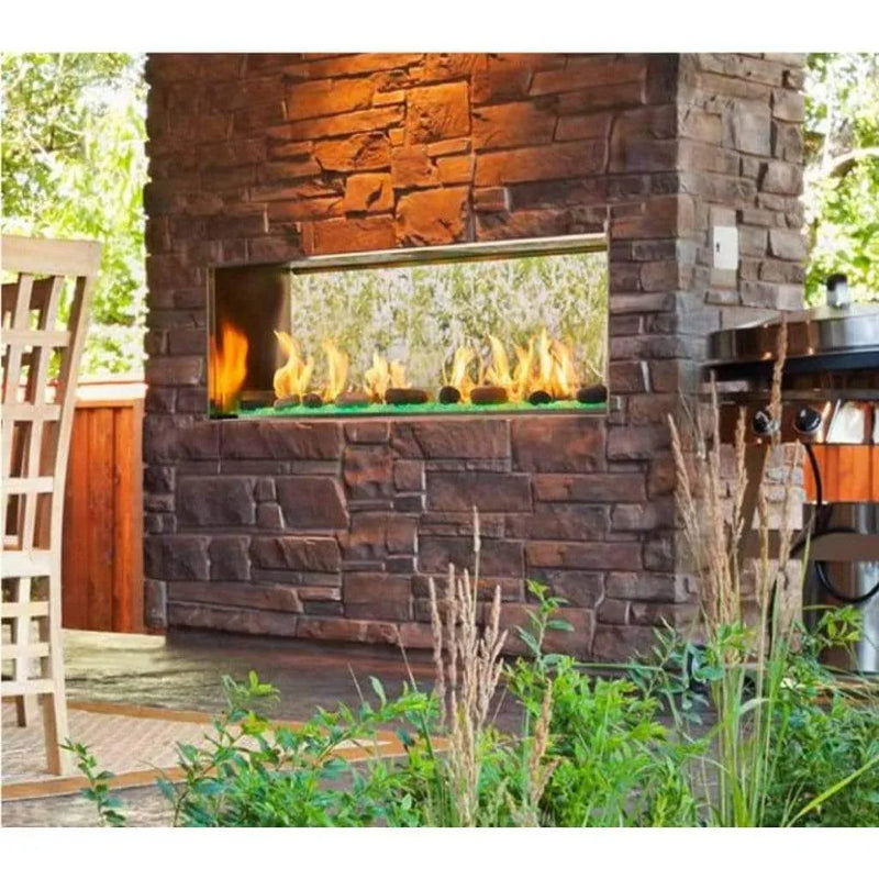 Majestic Lanai See-Through Outdoor Gas Fireplace - 48" - Patioscape Outdoors