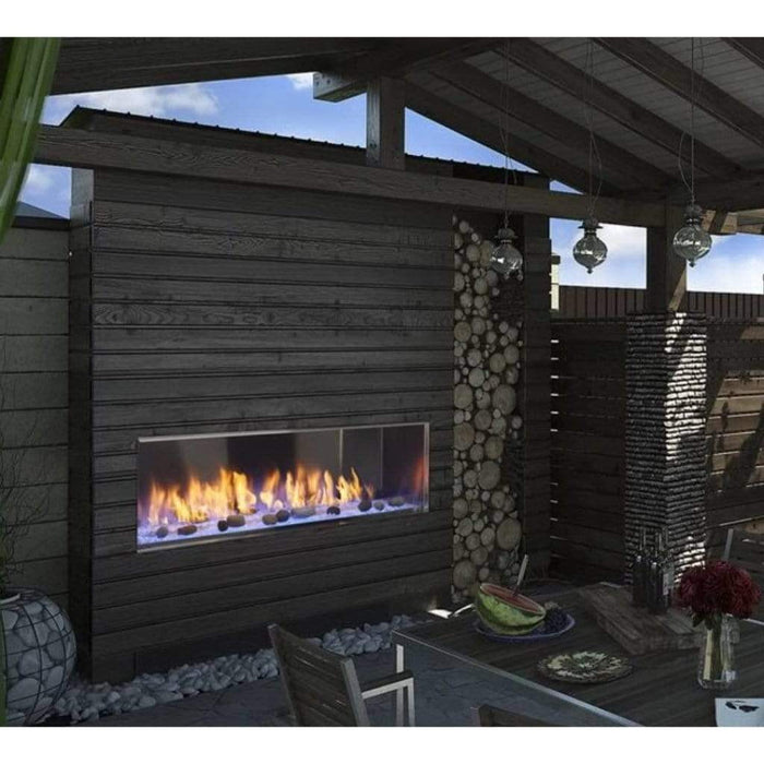 Majestic Lanai 60" Outdoor Linear Gas Fireplace
