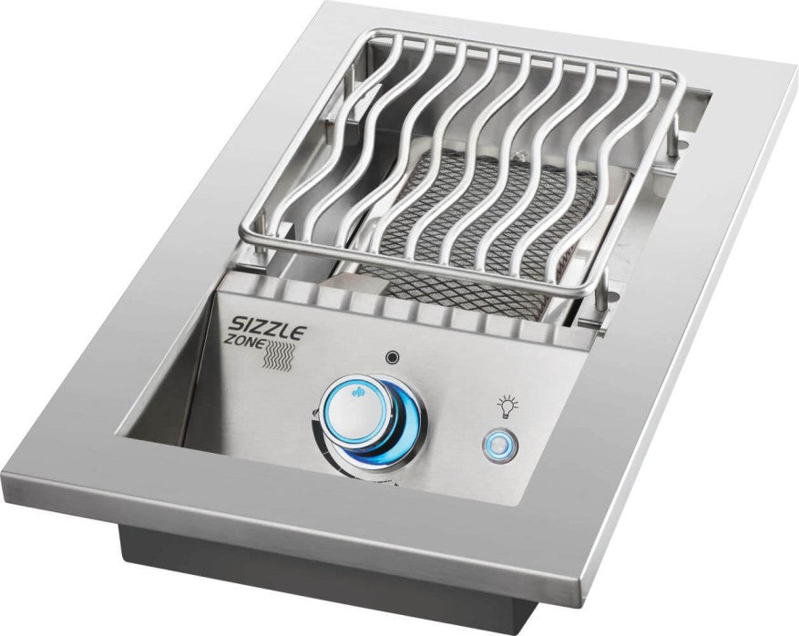 Napoleon Built-In 700 Series 10,000 BTU 10-Inch Drop-In Natural Gas Infrared Single Side Burner with Stainless Steel Cover - BIB10IRNSS
