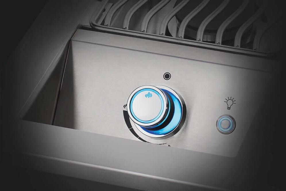 Napoleon Built-In 700 Series 10,000 BTU 10-Inch Drop-In Natural Gas Single Side Burner with Stainless Steel Cover - BIB10RTNSS