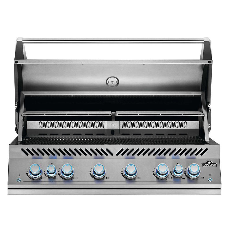 Napoleon Built-In 700 Series 44-Inch Natural Gas Grill w/ Infrared Rear Burner & Rotisserie Kit - BIG44RBNSS-1