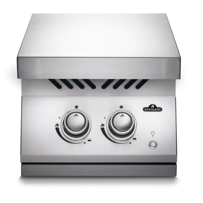 Napoleon Built-In 700 Series Inline Propane Dual Range Top Burner with Stainless Steel Cover - BIB12RTPSS - Patioscape Outdoors