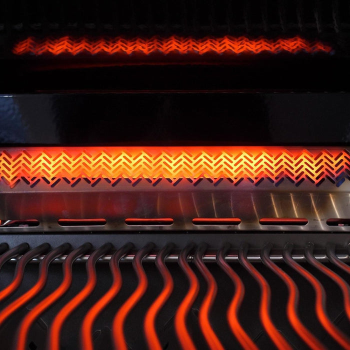 Napoleon Prestige PRO 665 Built-in Natural Gas Grill with Infrared Rear Burner and Rotisserie Kit - BIPRO665RBNSS-3