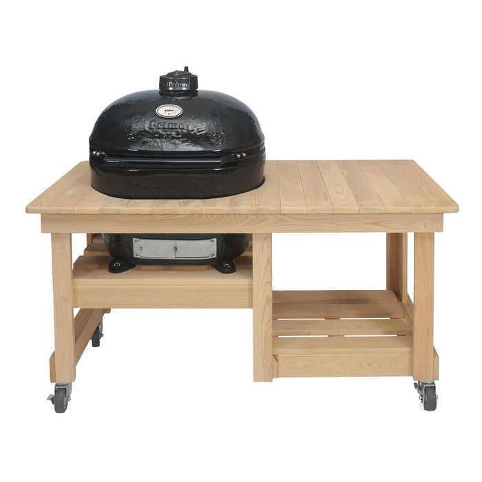 Primo Oval XL 400 Ceramic Kamado Grill on Table