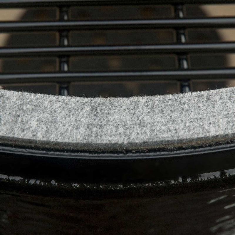 Primo Oval Large 300 Ceramic Kamado Grill with Cradle & Side Shelves