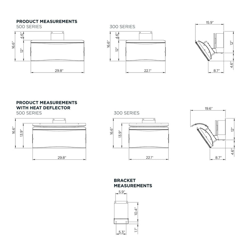 Bromic Platinum 300 Smart-Heat 22-Inch 23,600 BTU Gas Patio Heater