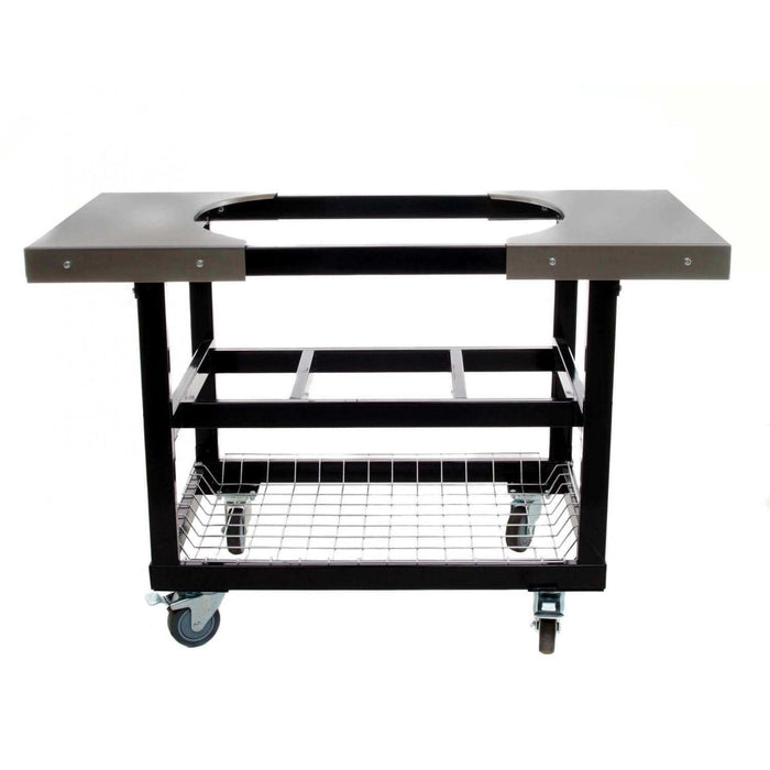 Primo Grills Cart Base with Basket and SS Side Shelves for Oval JR 200 - PG00320