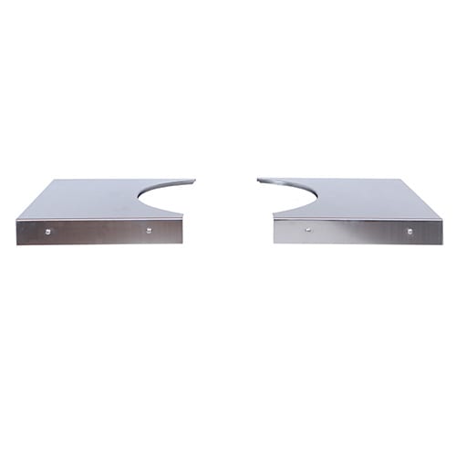 Primo Stainless Steel Side Shelves for JR 200 (req PG00318 Cart) - PG00319