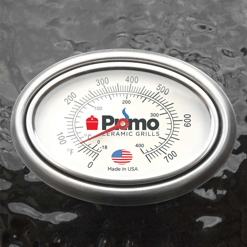 Primo Oval XL 400 Ceramic Kamado Grill with Cradle & Side Shelves