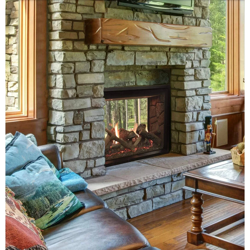 Empire Rushmore See-Through Direct Vent Fireplace - 40" - Patioscape Outdoors