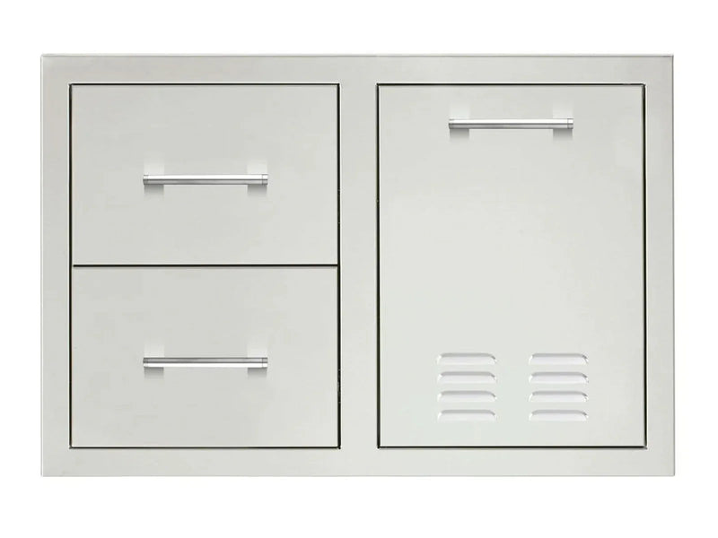 TrueFlame 33-Inch 2-Drawer & Vented Propane Tank Pullout Drawer Combo - Patioscape Outdoors