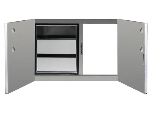 TrueFlame 36-Inch 2-Drawer Dry Storage Pantry & Access Drawer Combo - Patioscape Outdoors