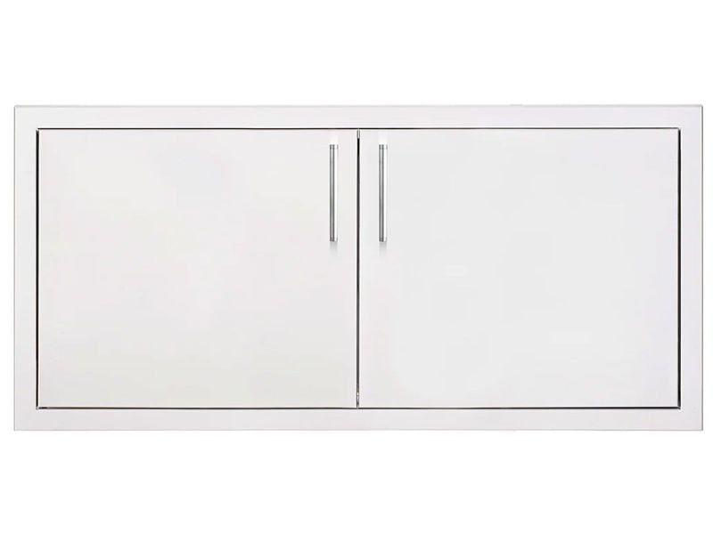 TrueFlame 36-Inch 2-Drawer Dry Storage Pantry & Enclosed Cabinet Combo