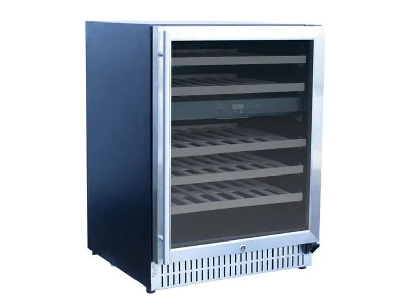 TrueFlame 24-Inch 5.3 Cu. Ft. Outdoor Rated Wine Cooler with Locking Door - Patioscape Outdoors