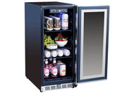 TrueFlame 15-Inch 3.2 Cu. Ft. Outdoor Fridge with Glass Door - Patioscape Outdoors