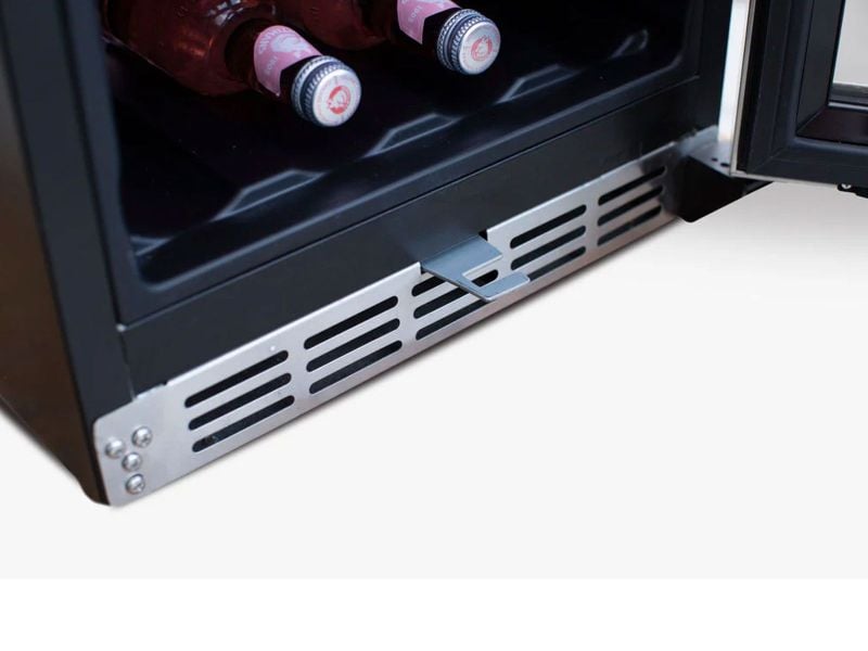 TrueFlame 15-Inch 3.2 Cu. Ft. Outdoor Fridge with Glass Door