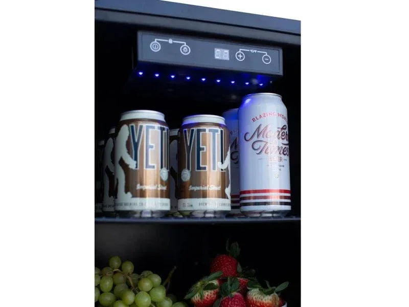 TrueFlame 15-Inch 3.2 Cu. Ft. Outdoor Rated Fridge with Stainless Door - Patioscape Outdoors