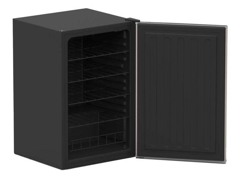 TrueFlame 22-Inch 4.1 Cu. Ft. Outdoor Rated Fridge Reversible Door with Lock