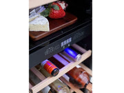 TrueFlame 24-Inch 5.3 Cu. Ft. Outdoor Rated Dual Zone Wine Cooler - Patioscape Outdoors