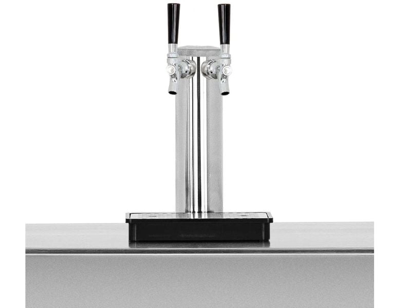 TrueFlame 24-Inch 6.6C Deluxe Single, Double or No Tab Outdoor Kegerator