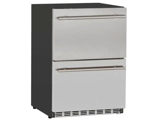 TrueFlame 24-Inch 5.0 Cu. Ft. Outdoor Rated 2-Drawer Fridge with Lock - Patioscape Outdoors