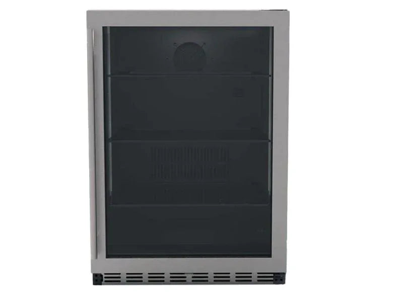 TrueFlame 24-Inch 5.1 Cu. Ft. Outdoor Rated Fridge with Glass Door - Patioscape Outdoors