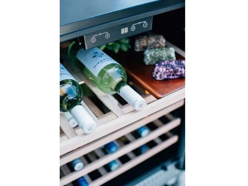TrueFlame 15-Inch 3.2 Cu. Ft. Outdoor Rated Wine Cooler with Locking Door - Patioscape Outdoors