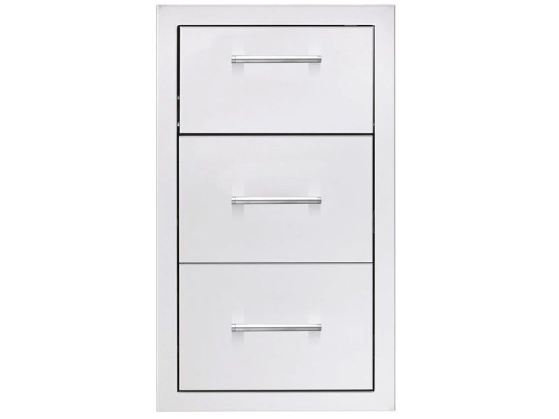 TrueFlame 17-Inch Triple Drawer