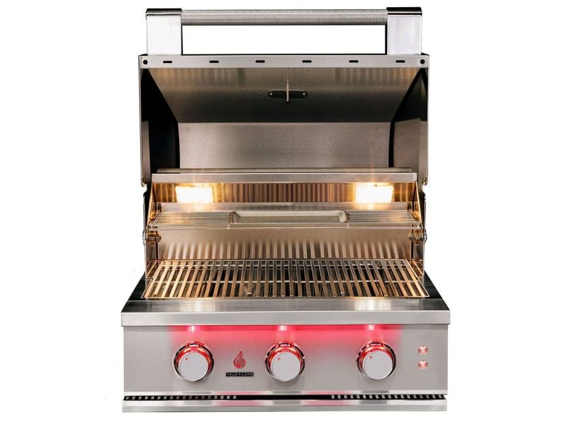 TrueFlame 25-Inch 3-Burner Built-In Gas Grill