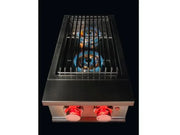 TrueFlame Built-In Double Side Burner with LED Lighting & Stainless Steel Lid - Patioscape Outdoors