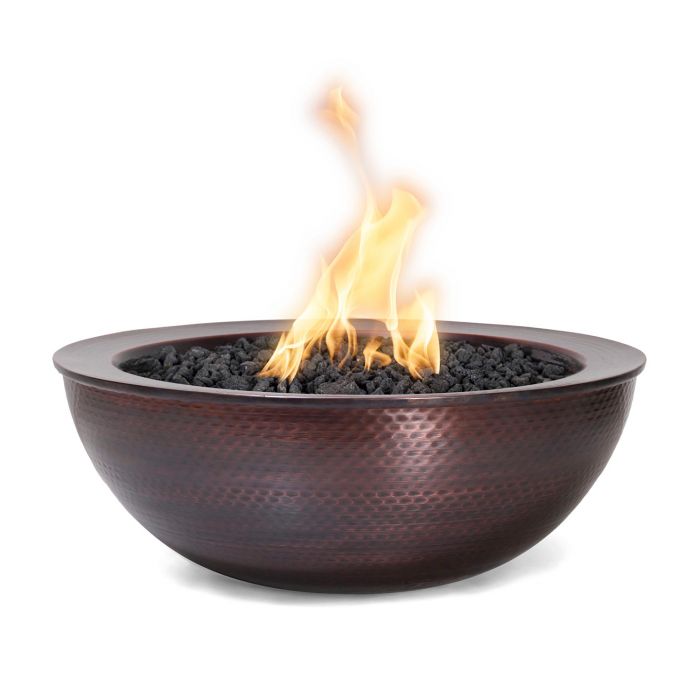 27" Sedona Hammered Copper Fire Bowl- OPT-27RCPRFO - Patioscape Outdoors
