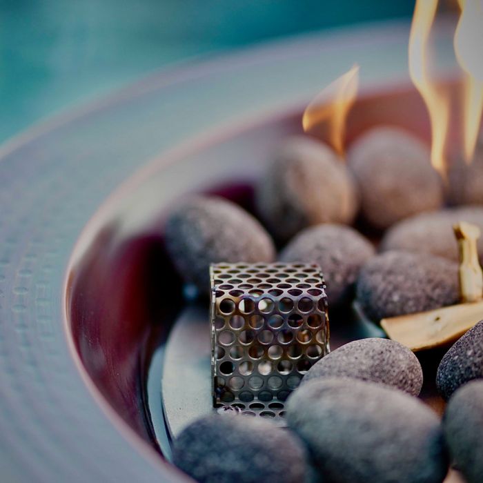 27" Sedona Hammered Copper Fire Bowl- OPT-27RCPRFO - Patioscape Outdoors