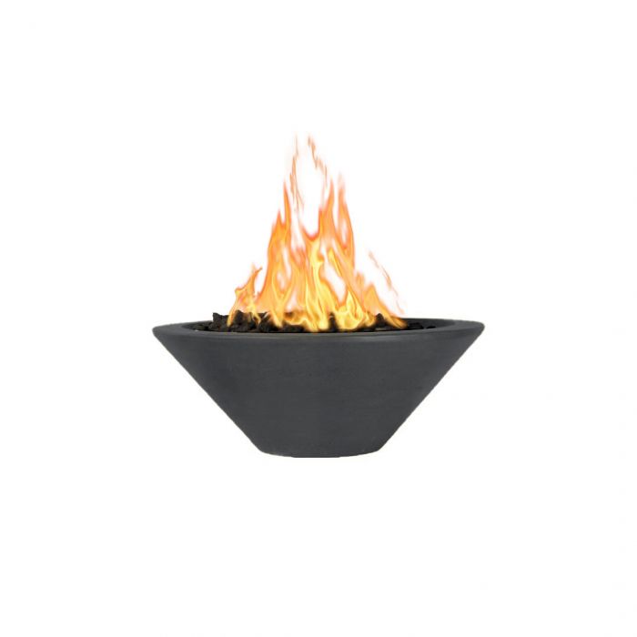 31" Cazo GRFC Concrete Fire Bowl - OPT-24RFO - Patioscape Outdoors