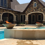 48" Cazo GRFC Concrete Fire Bowl - OPT-48RFO - Patioscape Outdoors