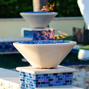 48" Cazo GRFC Concrete Fire Bowl - OPT-48RFO - Patioscape Outdoors