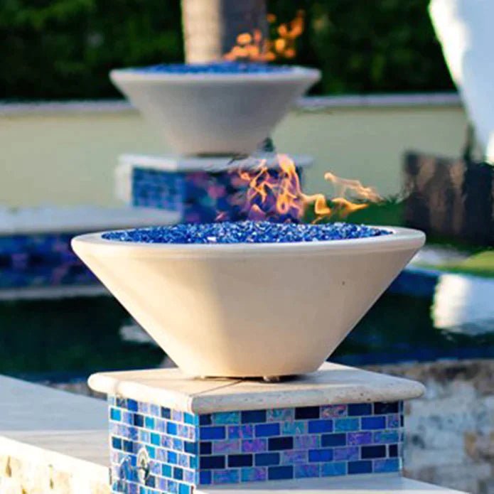 48" Cazo GRFC Concrete Fire Bowl - OPT-48RFO - Patioscape Outdoors