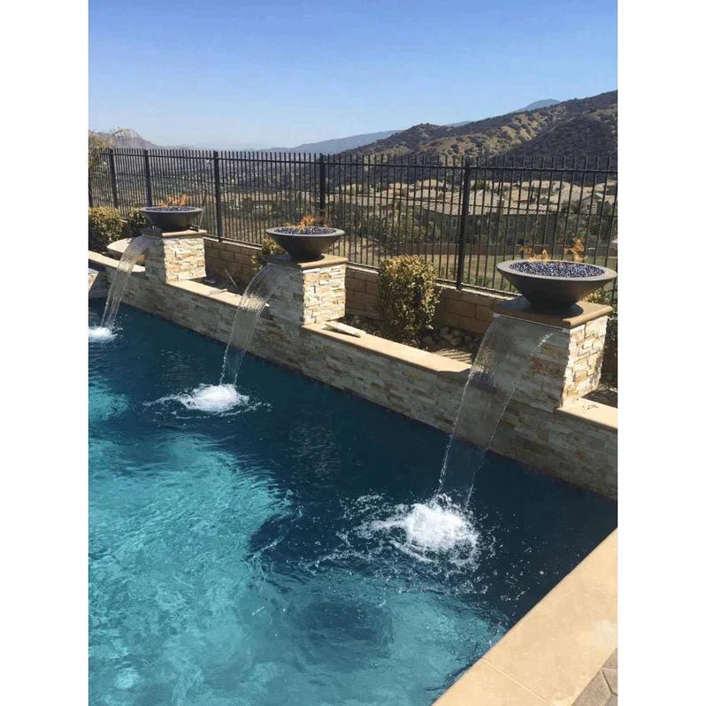 48" Cazo GRFC Concrete Fire Bowl - OPT-48RFO - Patioscape Outdoors