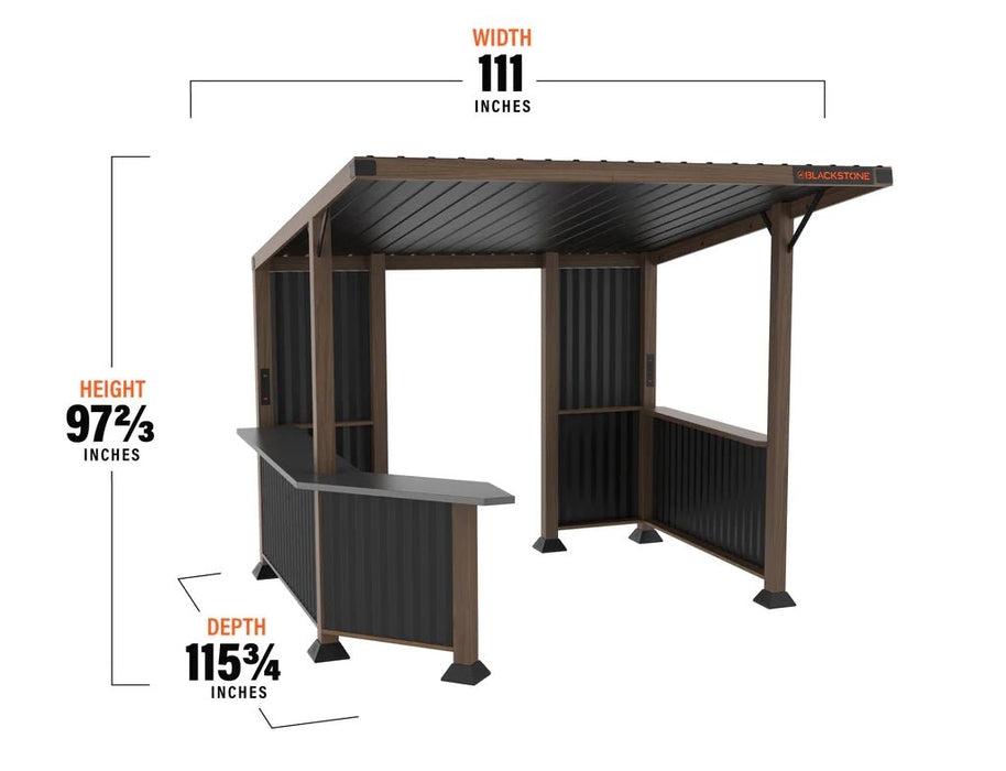Blackstone 10' x 10' Bar and Grill Pavilion - 6000 - Patioscape Outdoors
