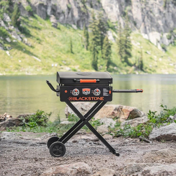 Blackstone 22" On The Go Griddle W/ Scissor Cart & Hood - 1935 - Patioscape Outdoors