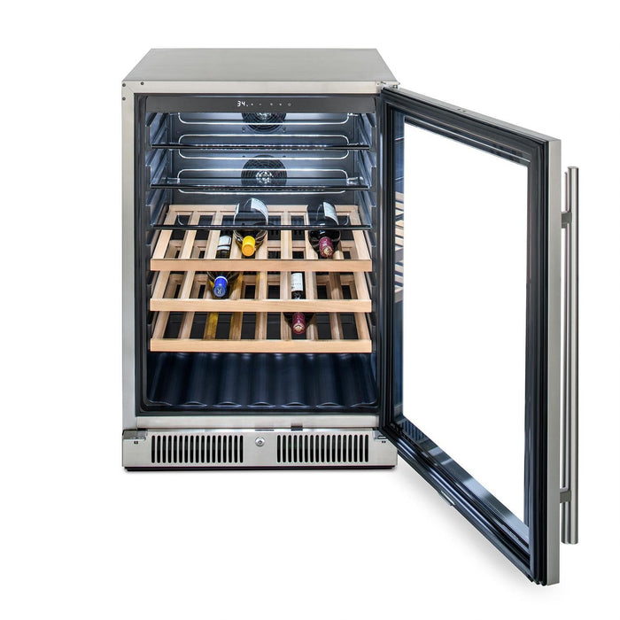 Blaze 24" Outdoor Glass Door Beverage Cooler 5.5 Cu. Ft. - BLZ‐GDBEV‐5.5 - Patioscape Outdoors