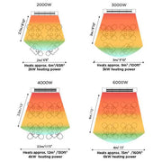 Bromic Heating Cobalt Smart-Heat 44-Inch 4000W Dual Element 240V Electric Infrared Patio Heater - Stainless Steel - BH0610003 - Patioscape Outdoors
