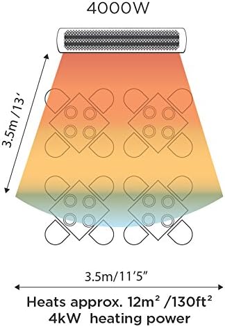 Bromic Tungsten Smart Heat Electric Heater - Patioscape Outdoors