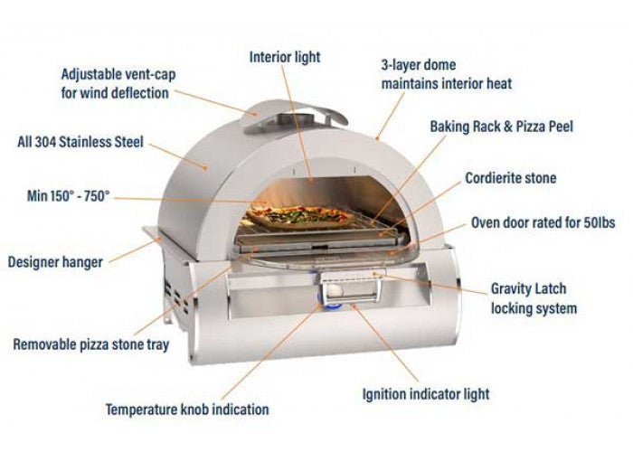 Fire Magic Built-In Pizza Oven - Patioscape Outdoors