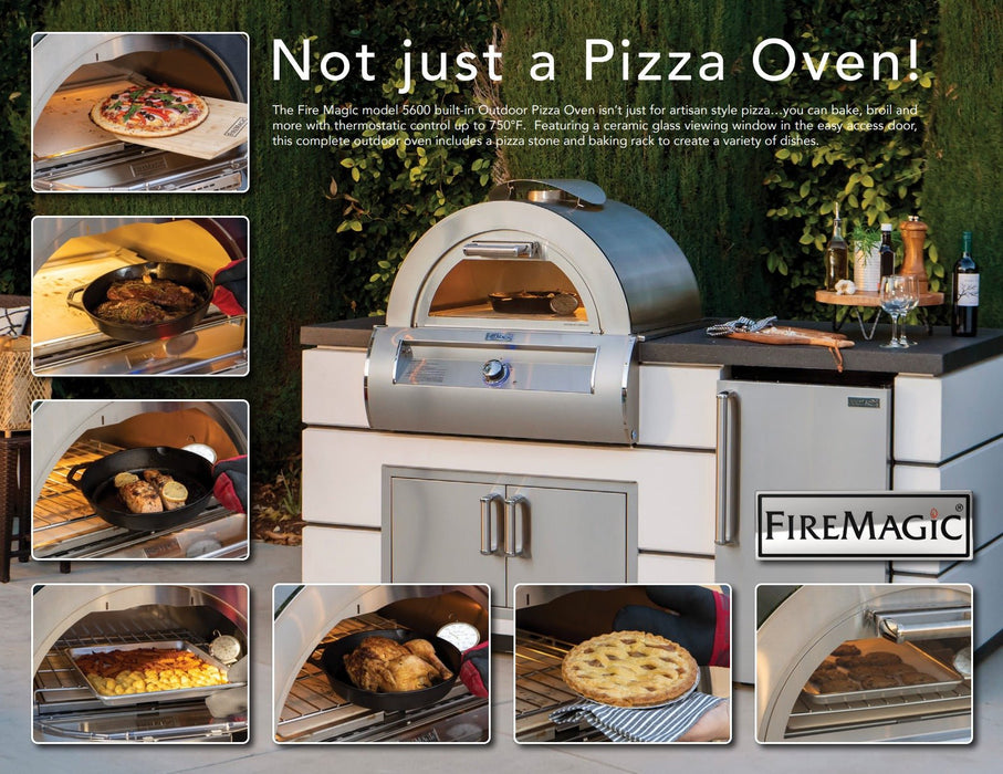 Fire Magic Built-In Pizza Oven - Patioscape Outdoors