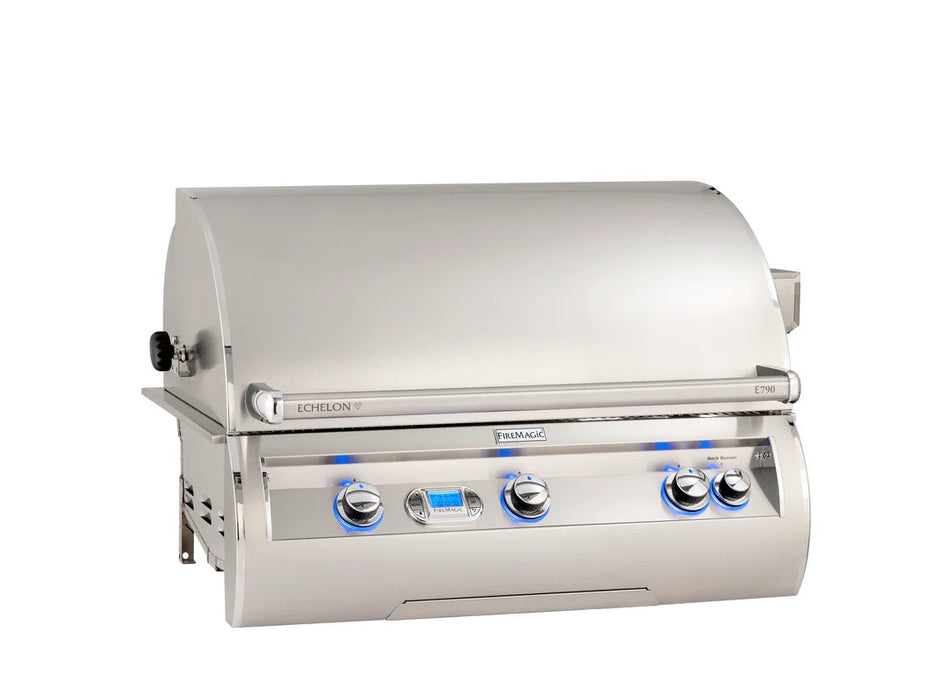 Fire Magic  Echelon Diamond E790I 36-Inch Built-In Gas Grill With Rotisserie & Digital Thermometer - Patioscape Outdoors