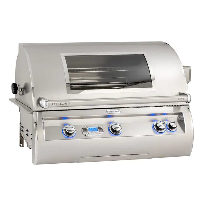 Fire Magic  Echelon Diamond E790I 36-Inch Built-In Gas Grill With Rotisserie & Digital Thermometer - Patioscape Outdoors